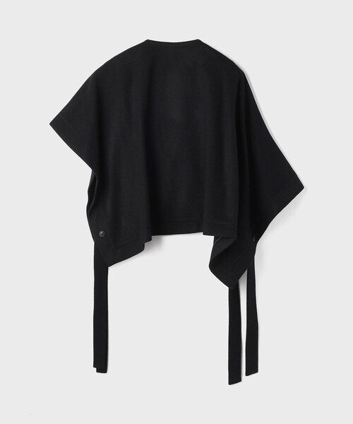 Diagram（ダイアグラム）の「ライトビーバーポンチョ（ポンチョ・レディース・ブラック/ベージュ・36）」の11枚目の写真