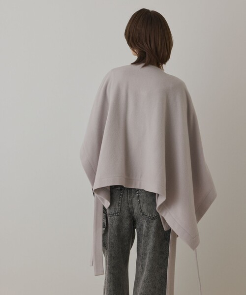 Diagram（ダイアグラム）の「ライトビーバーポンチョ（ポンチョ・レディース・ブラック/ベージュ・36）」の17枚目の写真