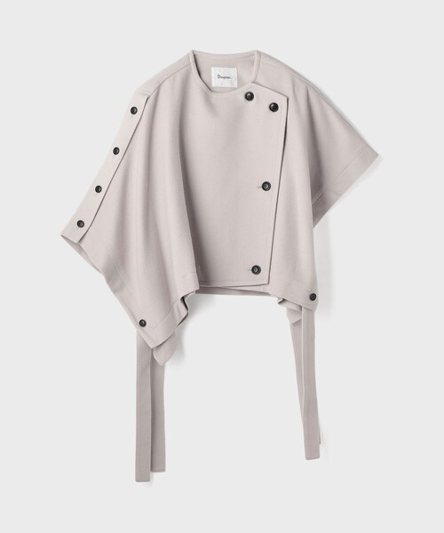 Diagram（ダイアグラム）の「ライトビーバーポンチョ（ポンチョ・レディース・ブラック/ベージュ・36）」の19枚目の写真