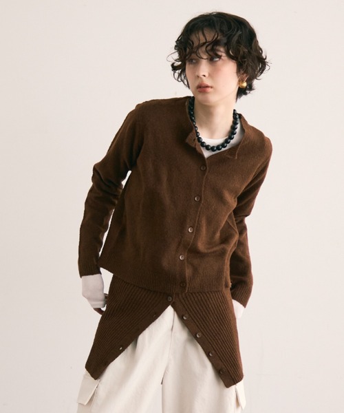 セール】ベーシッククルーネックカーディガン（カーディガン/ボレロ