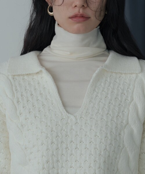 セール】スキッパーフォルムニット（ニット/セーター）｜GALLEST