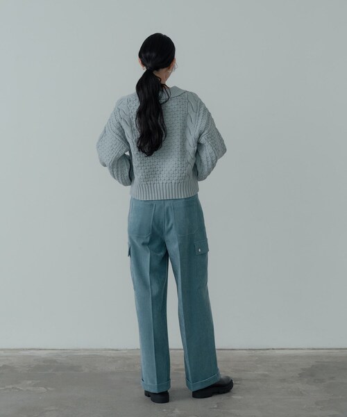 セール】スキッパーフォルムニット（ニット/セーター）｜GALLEST