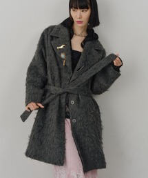 yae | Color shaggy coat / カラーシャギーコート(その他アウター)