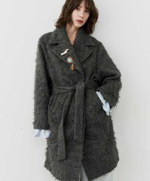 Color shaggy coat / カラーシャギーコート（テーラードジャケット