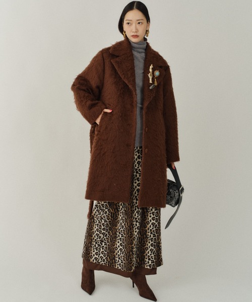 Color shaggy coat / カラーシャギーコート（テーラードジャケット