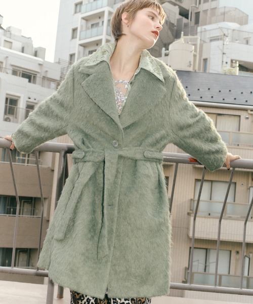 Color shaggy coat / カラーシャギーコート（テーラードジャケット
