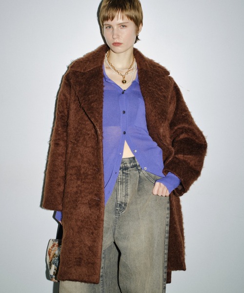 Color shaggy coat / カラーシャギーコート（テーラードジャケット