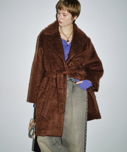 Color shaggy coat / カラーシャギーコート（テーラードジャケット