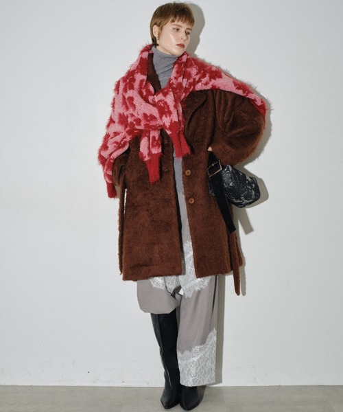 Color shaggy coat / カラーシャギーコート（テーラードジャケット