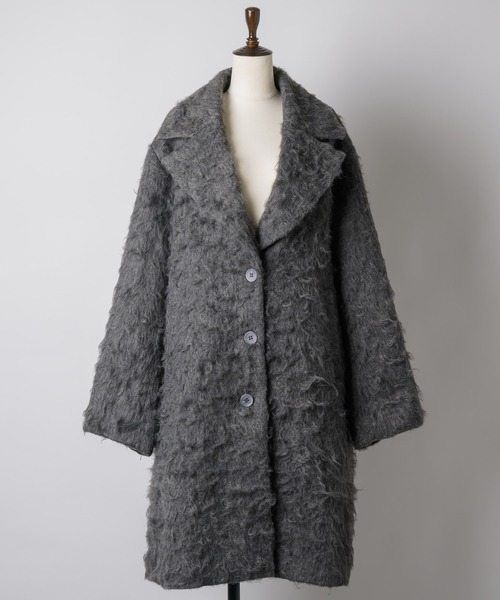 aere shaggy jacket coat シャギージャケットコート　アエレ aere アエレ shaggy jacket coat シャギージャケットコート - メルカリ