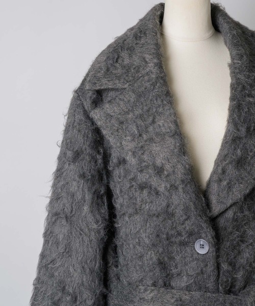 yae(ヤエ)の「Color shaggy coat / カラーシャギーコート(その他アウター・レディース・ブラウン/グレー/ライトグリーン・FREE)」の20枚目の写真