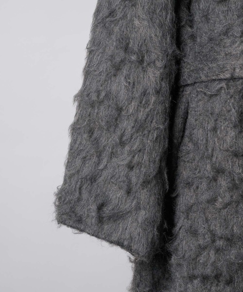 yae(ヤエ)の「Color shaggy coat / カラーシャギーコート(その他アウター・レディース・ブラウン/グレー/ライトグリーン・FREE)」の10枚目の写真