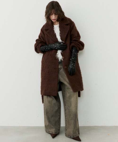 Color shaggy coat / カラーシャギーコート（テーラードジャケット