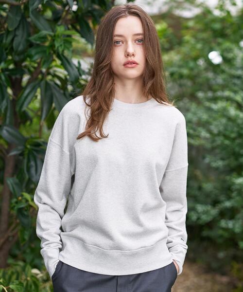 DRESSTERIOR(ドレステリア)の「ラメ裏毛プルオーバー(Tシャツ/カットソー・レディース・グレー/ライトグレー・34/36/38)」の10枚目の写真