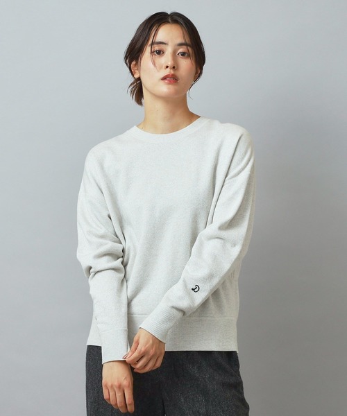 DRESSTERIOR(ドレステリア)の「ラメ裏毛プルオーバー(Tシャツ/カットソー・レディース・グレー/ライトグレー・34/36/38)」の1枚目の写真