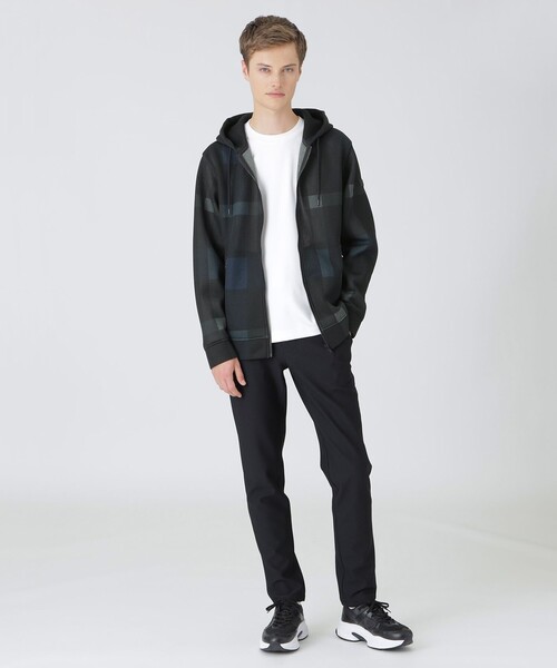 BLACK LABEL CRESTBRIDGE(ブラックレーベル・クレストブリッジ)の「【BLACK lab.】シアーダンボールクレストブリッジチェックパーカー(パーカー・メンズ・グレー系その他/ブラック・M/L/XL)」の10枚目の写真