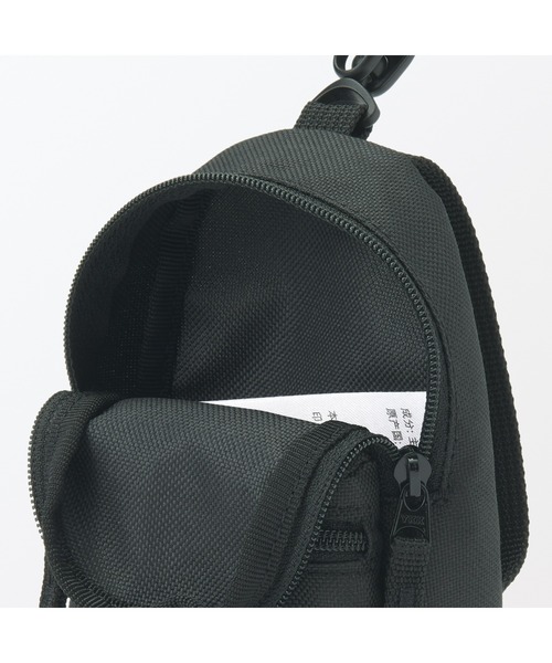 無印良品（ムジルシリョウヒン）の「ミニ　撥水リュックサック（コインケース・レディース・ダークベージュ/ブラウン系/ブラック・FREE）」の6枚目の写真