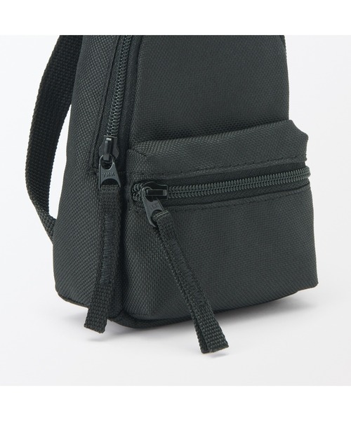 無印良品（ムジルシリョウヒン）の「ミニ　撥水リュックサック（コインケース・レディース・ダークベージュ/ブラウン系/ブラック・FREE）」の9枚目の写真