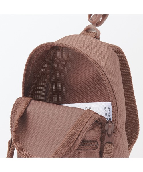 無印良品（ムジルシリョウヒン）の「ミニ　撥水リュックサック（コインケース・レディース・ダークベージュ/ブラウン系/ブラック・FREE）」の15枚目の写真