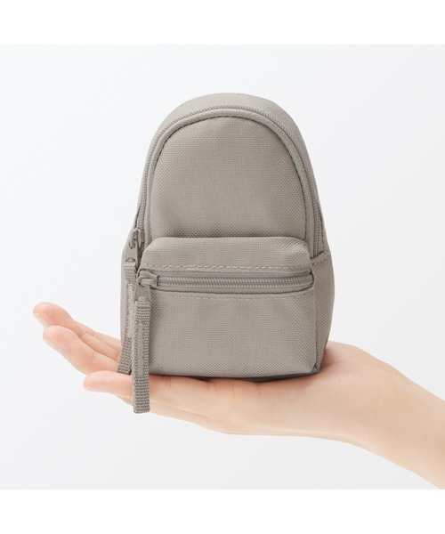 無印良品（ムジルシリョウヒン）の「ミニ　撥水リュックサック（コインケース・レディース・ダークベージュ/ブラウン系/ブラック・FREE）」の20枚目の写真
