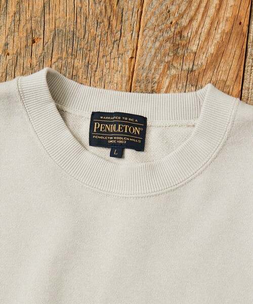 PENDLETON（ペンドルトン）の「PENDLETON/ペンドルトン 別注 ヴィンテージライク バックプリント クルーネック スウェット（スウェット・メンズ・ブラック/ベージュ/ブラウン・MEDIUM/LARGE）」の5枚目の写真