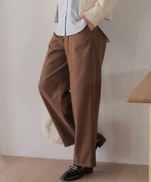 ツイル起毛ストレート パンツ