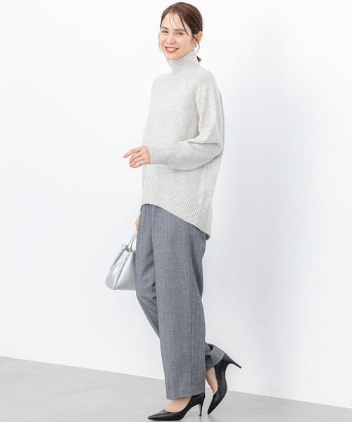組曲 S(クミキョク チイサイサイズ)の「ツイル起毛ストレート パンツ(その他パンツ・レディース・ブラック系/ブラック系7/ダークブラウン系・S2/S1)」の17枚目の写真