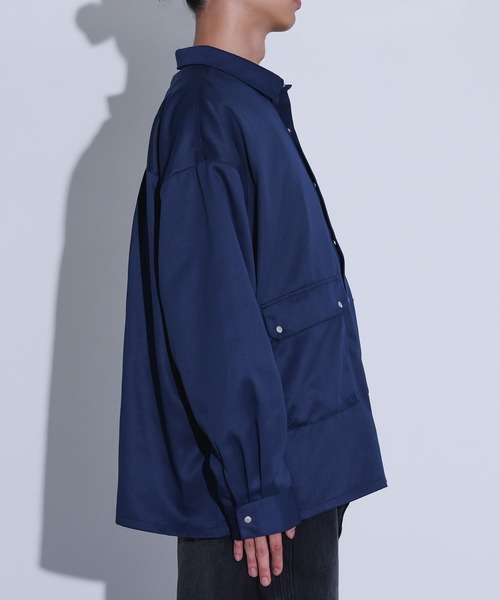 MDR(エムディアール)の「レギュラーカラーワークシャツ(シャツ/ブラウス・メンズ・ネイビー/ブラック・M/L)」の16枚目の写真