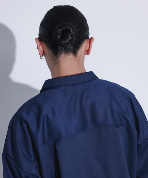MDR(エムディアール)の「レギュラーカラーワークシャツ(シャツ/ブラウス・メンズ・ネイビー/ブラック・M/L)」の10枚目の写真