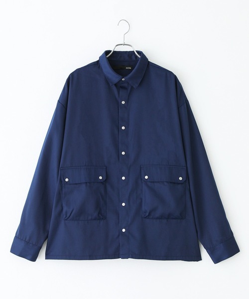 MDR(エムディアール)の「レギュラーカラーワークシャツ(シャツ/ブラウス・メンズ・ネイビー/ブラック・M/L)」の5枚目の写真