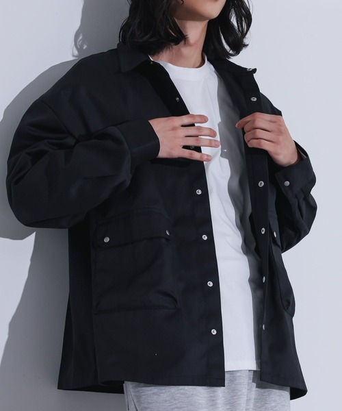 MDR(エムディアール)の「レギュラーカラーワークシャツ(シャツ/ブラウス・メンズ・ネイビー/ブラック・M/L)」の22枚目の写真