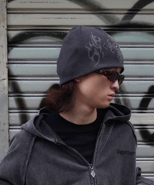SUPPLIER / サプライヤー TRIBAL CROSS BEANIE（ニットキャップ