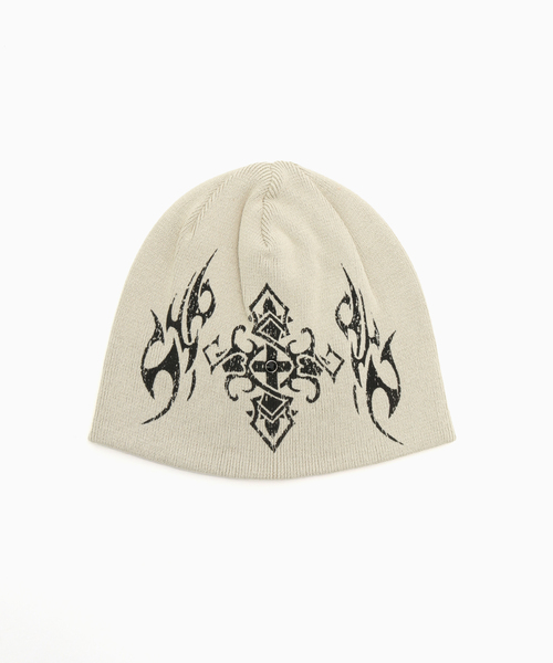 SUPPLIER / サプライヤー TRIBAL CROSS BEANIE（ニットキャップ