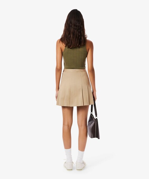 LACOSTE（ラコステ）の「ストレッチコットンプリーツスカート（スカート・レディース・ベージュ・38/36）」の6枚目の写真