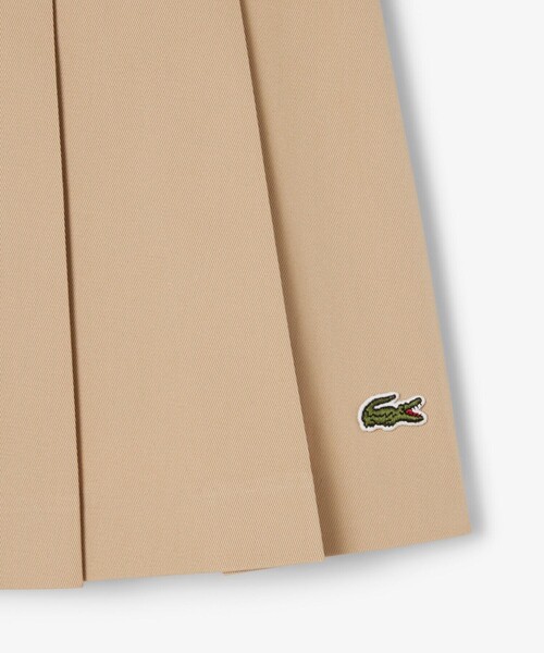 LACOSTE（ラコステ）の「ストレッチコットンプリーツスカート（スカート・レディース・ベージュ・38/36）」の3枚目の写真