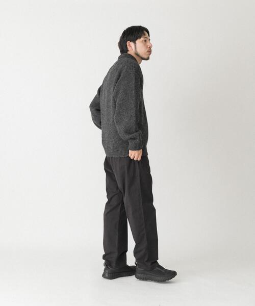 EKAL(エカル)の「シャギーニットポロプルオーバー(ニット/セーター・メンズ・グリーン系その他/ブラウン/グレー・LARGE/MEDIUM)」の13枚目の写真