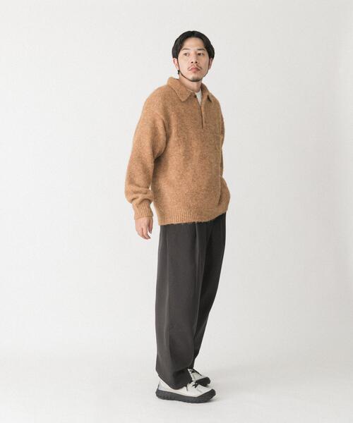 セール】シャギーニットポロプルオーバー（ニット/セーター）｜EKAL