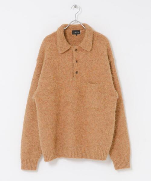 セール】シャギーニットポロプルオーバー（ニット/セーター）｜EKAL