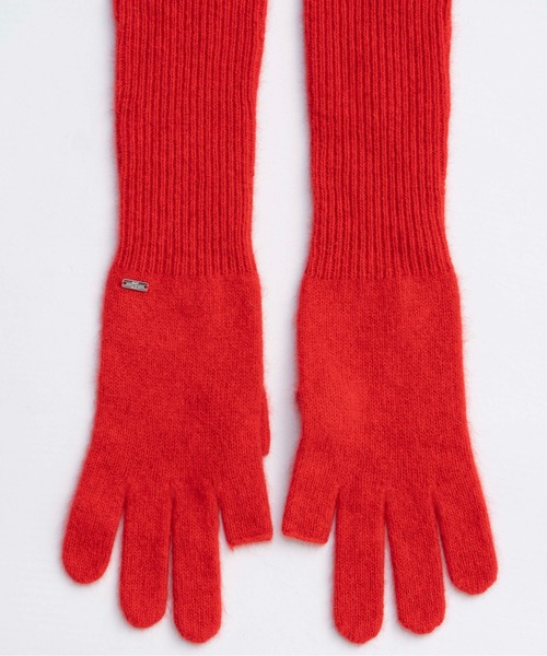 MAISON SPECIAL(メゾンスペシャル)の「Fox Blend Knit Gloves / フォックスブレンドニットグローブ(手袋・レディース・レッド/グリーン/グレー・FREE)」の12枚目の写真