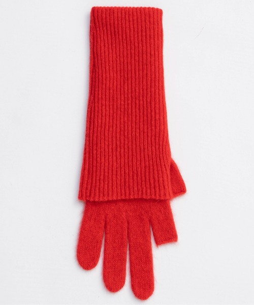 MAISON SPECIAL(メゾンスペシャル)の「Fox Blend Knit Gloves / フォックスブレンドニットグローブ(手袋・レディース・レッド/グリーン/グレー・FREE)」の8枚目の写真