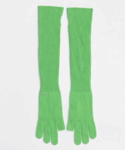 MAISON SPECIAL(メゾンスペシャル)の「Fox Blend Knit Gloves / フォックスブレンドニットグローブ(手袋・レディース・レッド/グリーン/グレー・FREE)」の15枚目の写真