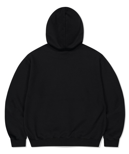 MAHAGRID(マハグリッド)の「『mahagrid/マハグリッド』 LETTER INK LOGO HOODIE/レタリングデザイン プルオーバーパーカー(パーカー・レディース・アイボリー/ブラック・M/L)」の15枚目の写真