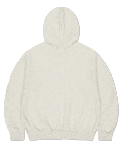 MAHAGRID(マハグリッド)の「『mahagrid/マハグリッド』 LETTER INK LOGO HOODIE/レタリングデザイン プルオーバーパーカー(パーカー・レディース・アイボリー/ブラック・M/L)」の11枚目の写真