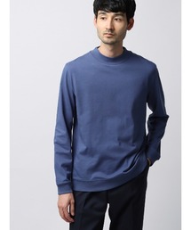 SUIT SQUARE | オフィT 長袖Tシャツ モックネック ウォッシャブル プレーティング天竺(Tシャツ/カットソー)