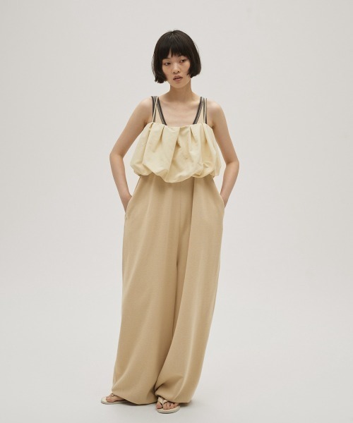 TODAYFUL（トゥデイフル）の「Tuck Balloon Camisole（キャミソール・レディース・アイボリー/ブルー系その他/ブラック・FREE）」の7枚目の写真