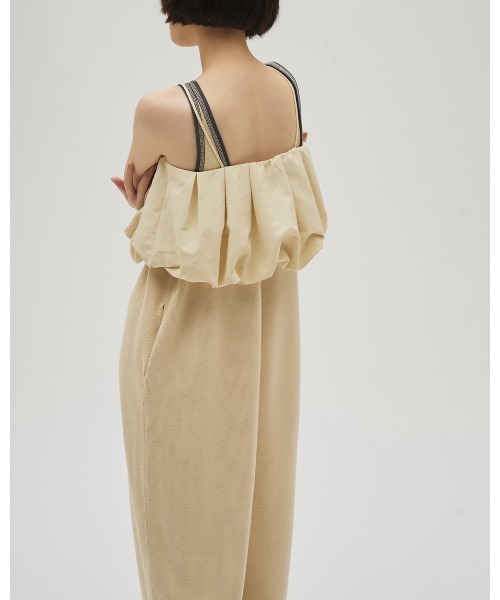 TODAYFUL（トゥデイフル）の「Tuck Balloon Camisole（キャミソール・レディース・アイボリー/ブルー系その他/ブラック・FREE）」の8枚目の写真