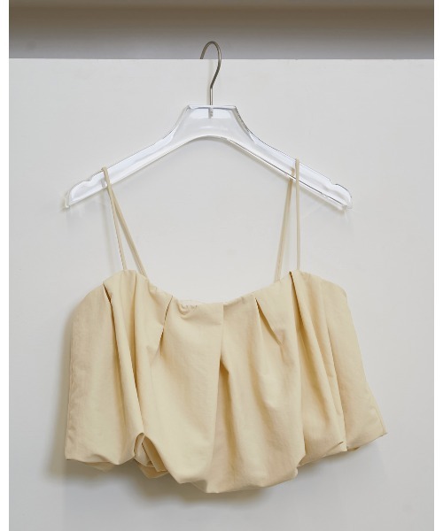 TODAYFUL（トゥデイフル）の「Tuck Balloon Camisole（キャミソール・レディース・アイボリー/ブルー系その他/ブラック・FREE）」の12枚目の写真