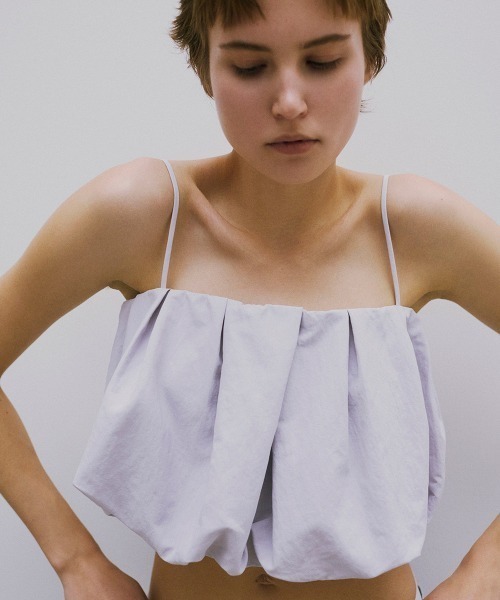 TODAYFUL（トゥデイフル）の「Tuck Balloon Camisole（キャミソール・レディース・アイボリー/ブルー系その他/ブラック・FREE）」の19枚目の写真