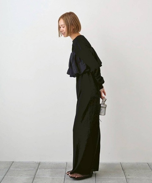 TODAYFUL（トゥデイフル）の「Tuck Balloon Camisole（キャミソール・レディース・アイボリー/ブルー系その他/ブラック・FREE）」の14枚目の写真