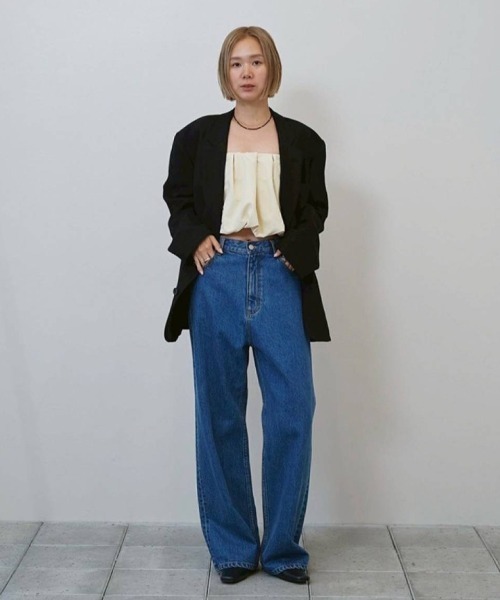 TODAYFUL（トゥデイフル）の「Tuck Balloon Camisole（キャミソール・レディース・アイボリー/ブルー系その他/ブラック・FREE）」の18枚目の写真